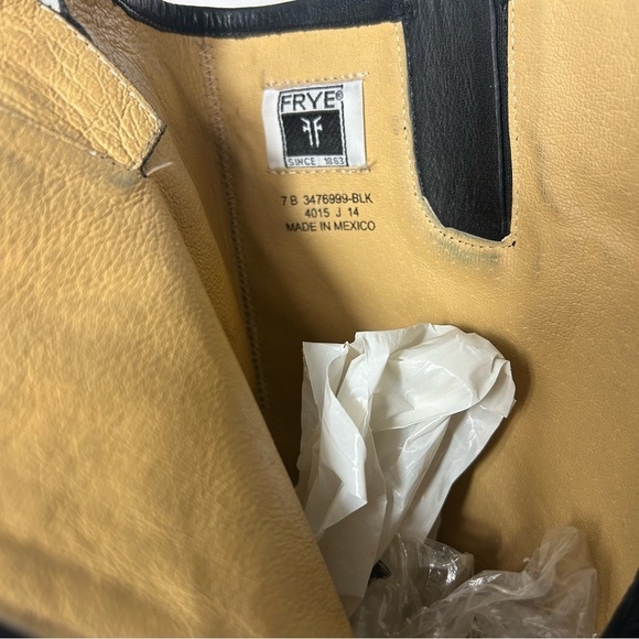 Frye Black riding Boots women’s size 7 - Picture 9 of 13